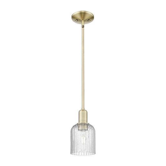 Innovations Bridal Veil 1Lt 5" Stem Mini Pendant, AB/Seed - 716-1S-AB-G559-5SDY