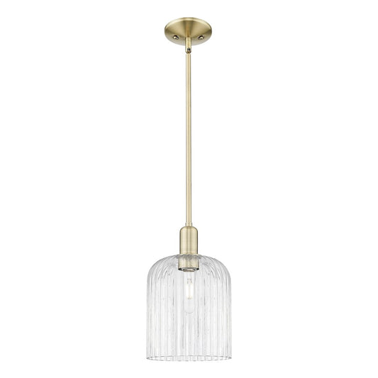 Innovations Bridal Veil 1Lt 8" Stem Mini Pendant, AB/Clear - 716-1S-AB-G559-8CL