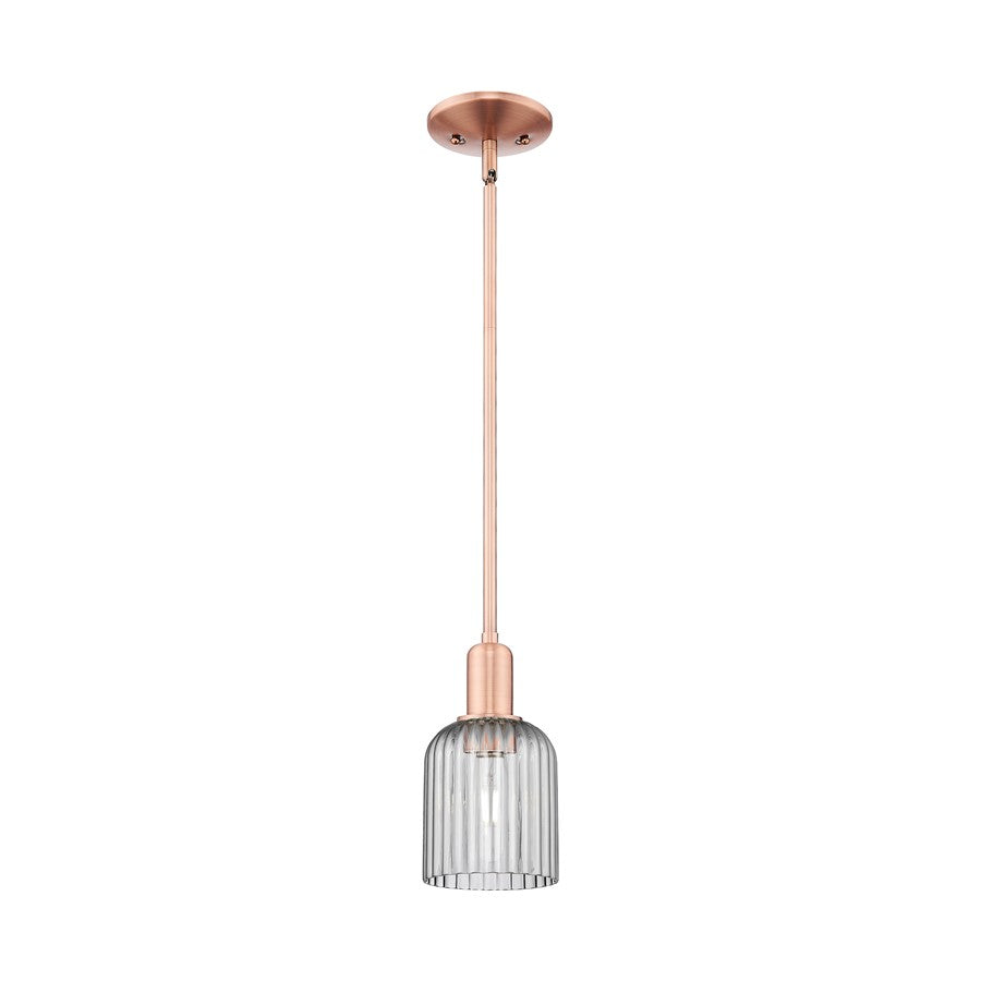 Innovations Bridal Veil 1Lt 5" Stem Mini Pendant, CP/SM - 716-1S-AC-G559-5SM