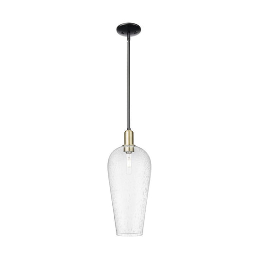 Innovations Chelsea 1Lt 8" Stem Mini Pendant, BKBS/Seed - 716-1S-BAB-G456-8SDY