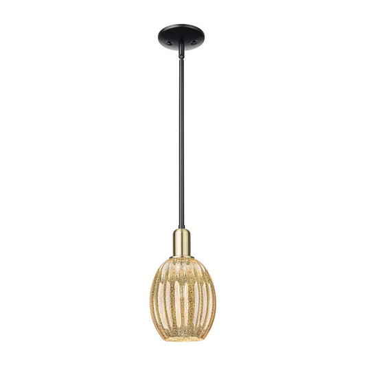 Innovations Preston 1Lt 6" Bell Stem Mini Pendant, BKBS/MC - 716-1S-BAB-G459-6ME