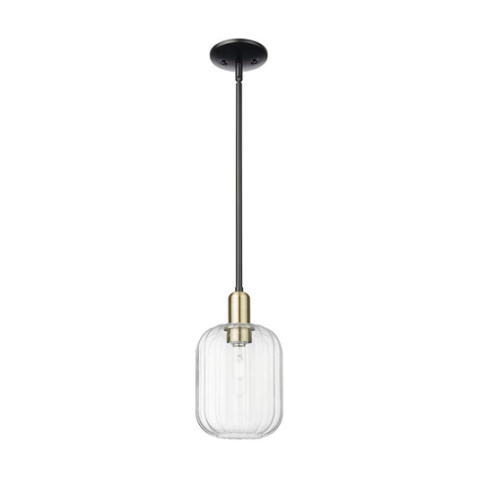 Innovations Preston 1Lt 7" Jar Stem Mini Pendant, BKS/CL - 716-1S-BAB-G460-7CL
