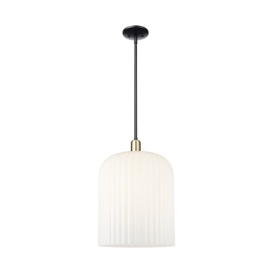 Innovations BV 1Lt 12" Stem Mini Pendant, BKS/GW - 716-1S-BAB-G559-12GWH