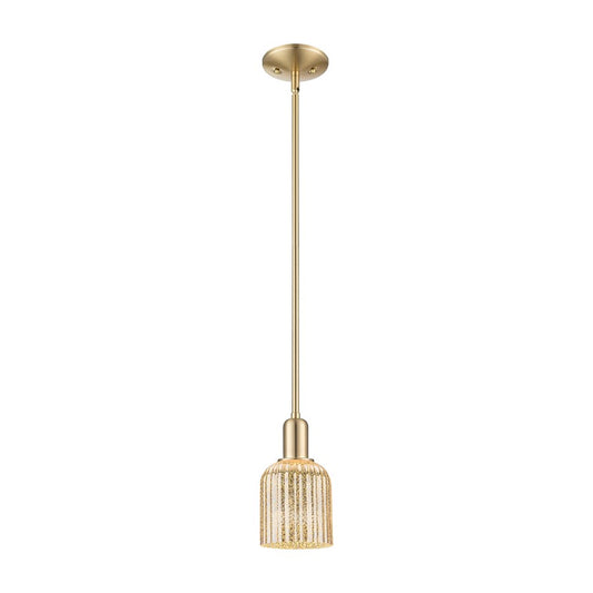 Innovations Bridal Veil 1Lt 5" Stem Mini Pendant, CBZ/MC - 716-1S-CB-G559-5ME