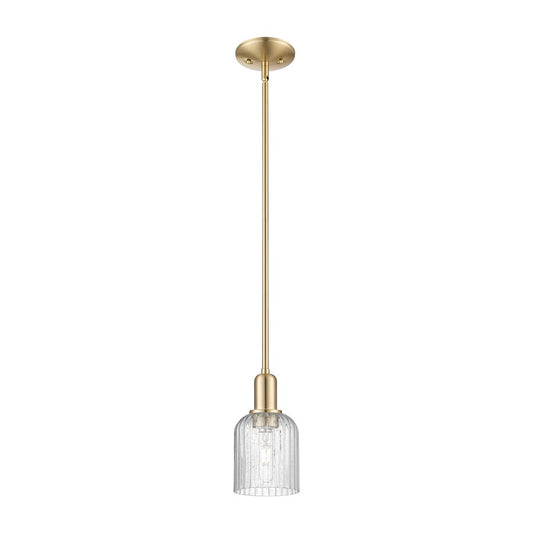 Innovations Bridal Veil 1Lt 5" Stem Mini Pendant, CBZ/Seed - 716-1S-CB-G559-5SDY