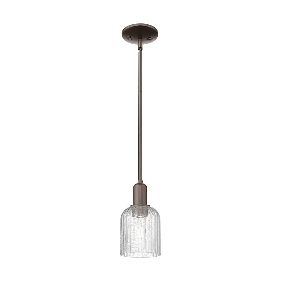 Innovations Bridal Veil 1Lt 5" Stem Mini Pendant, OB/Seed - 716-1S-OB-G559-5SDY