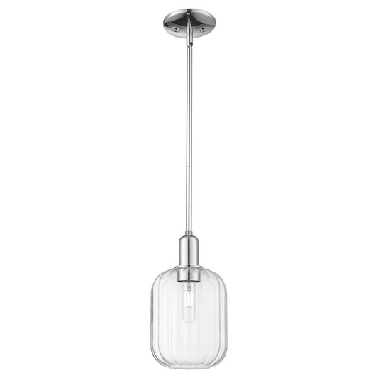 Innovations Preston 1Lt 7" Jar Stem Mini Pendant, CH/CL - 716-1S-PC-G460-7CL