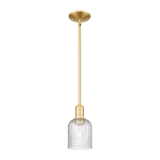 Innovations Bridal Veil 1Lt 5" Stem Mini Pendant, GD/Seed - 716-1S-SG-G559-5SDY