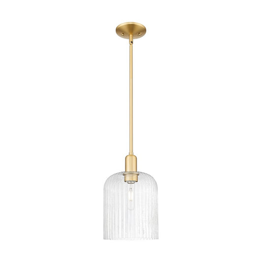 Innovations Bridal Veil 1Lt 8" Stem Mini Pendant, GD/Seed - 716-1S-SG-G559-8SDY