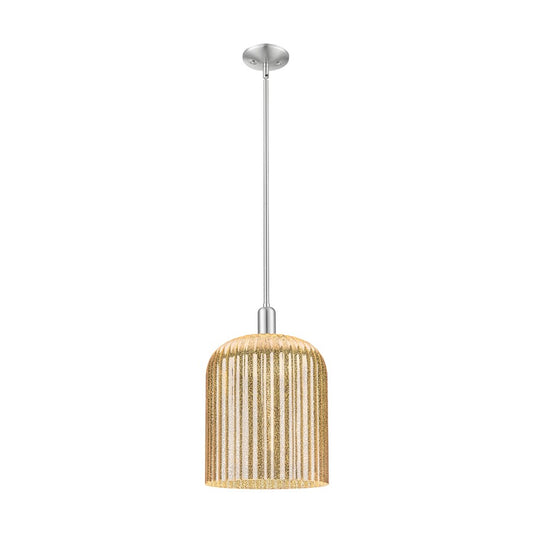 Innovations Bridal Veil 1Lt 12" Stem Mini Pendant, SN/MC - 716-1S-SN-G559-12ME