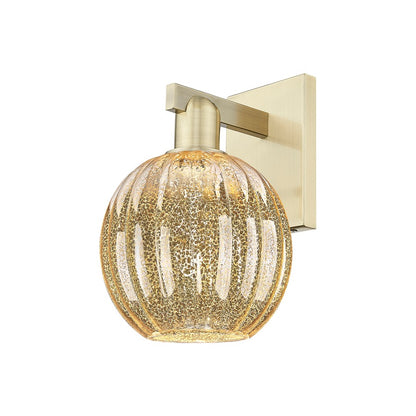 Innovations Preston 1Lt 7" Globe Sconce, AB/Mercury