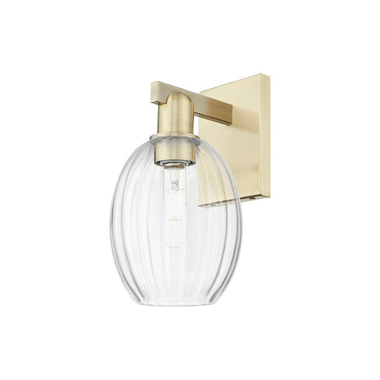 Innovations Preston 1Lt 6" Bell Sconce, Antique Brass/Clear - 716-1W-AB-G459-6CL
