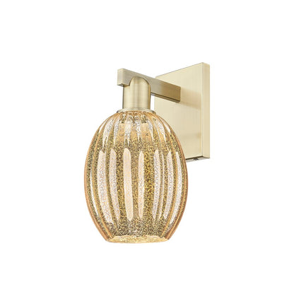 Innovations Preston 1Lt 6" Bell Sconce, AB/Mercury