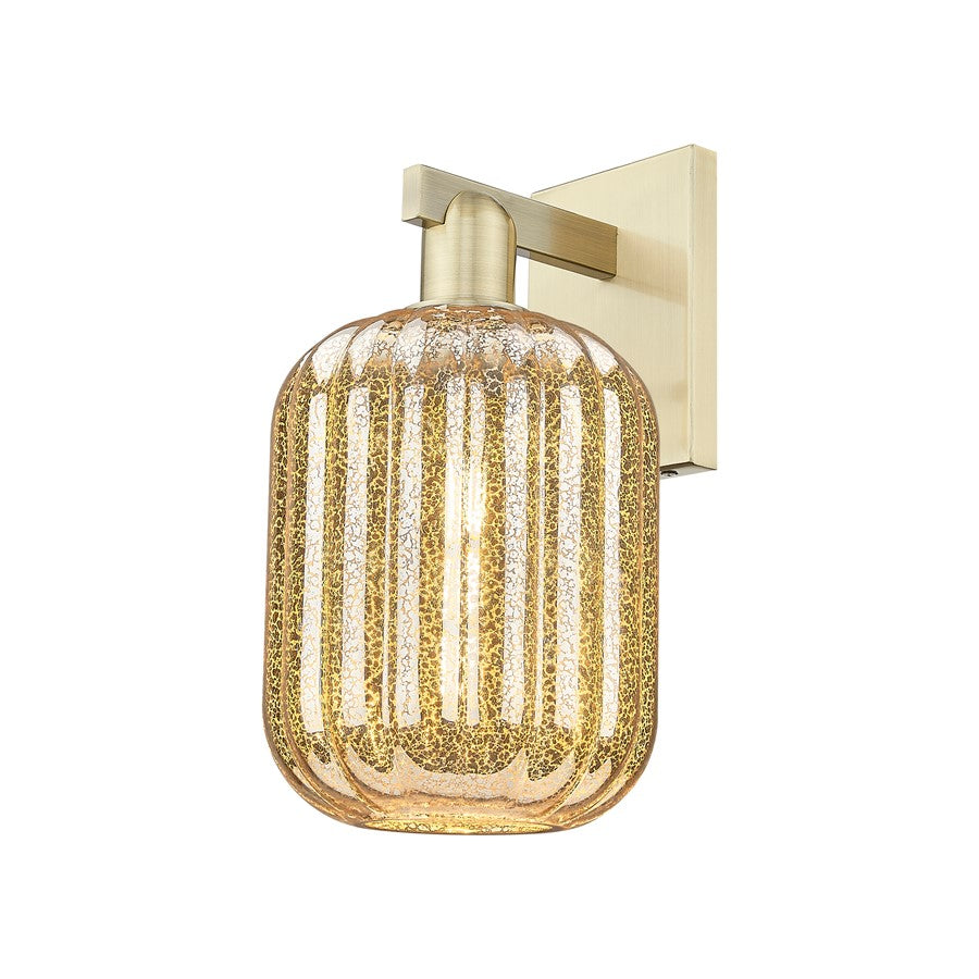 Innovations Preston 1Lt 7" Jar Sconce, AB/Mercury