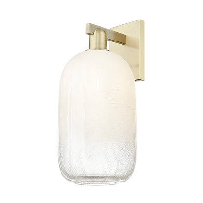 Innovations Brookhaven Cloche 1Lt 7" Sconce, AB/Opal