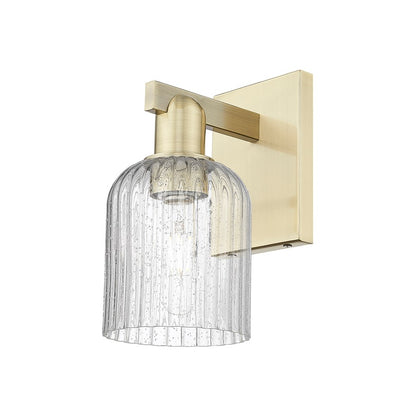 Innovations Bridal Veil 1Lt 5" Sconce, Antique Brass/Seed - 716-1W-AB-G559-5SDY