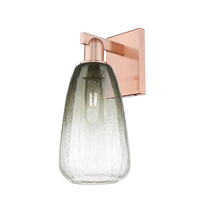 Innovations Brookhaven Almond 1Lt 6" Sconce, Copper/Slate - 716-1W-AC-G480-6SL