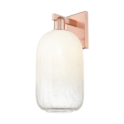 Innovations Brookhaven Cloche 1Lt 7" Sconce, Copper/Opal - 716-1W-AC-G482-7OP