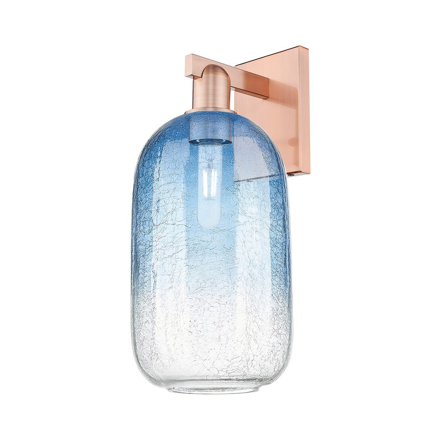 Innovations Brookhaven Cloche 1Lt 7" Sconce, Copper/SB