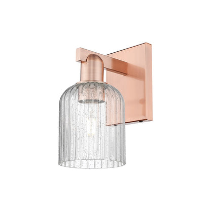 Innovations Bridal Veil 1Lt 5" Wall Sconce, Copper/Seedy