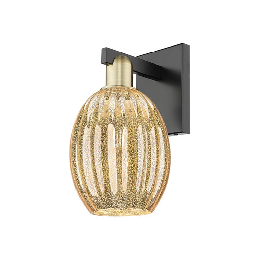 Innovations Preston 1Lt 6" Bell Sconce, BKBS/Mercury - 716-1W-BAB-G459-6ME