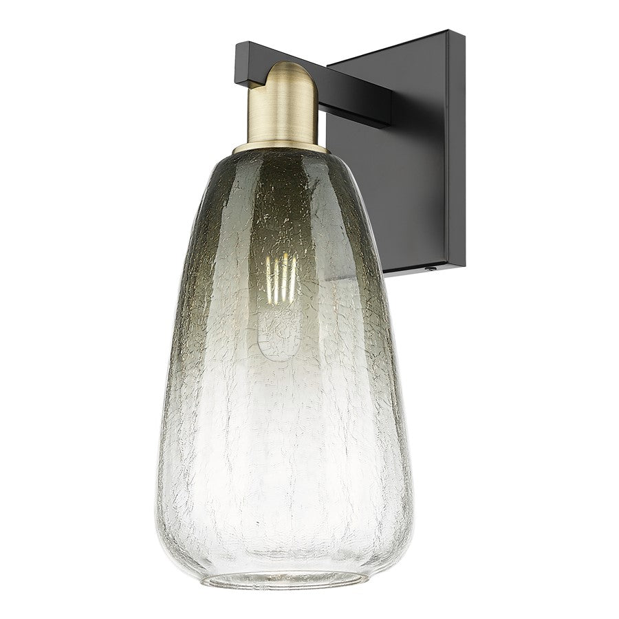 Innovations Brookhaven Almond 1Lt 6" Sconce, BKBS/Slate - 716-1W-BAB-G480-6SL