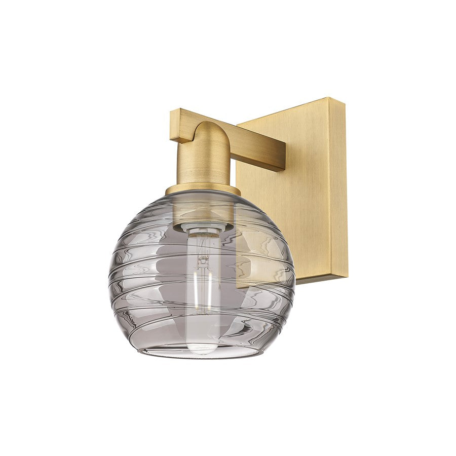 Innovations Athens Deco Swirl 1Lt 6" Sconce, BB/SDS - 716-1W-BB-G1213-6SM
