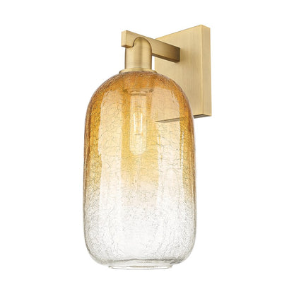 Innovations Brookhaven Cloche 1Lt 7" Sconce, BB/Amber - 716-1W-BB-G482-7AM