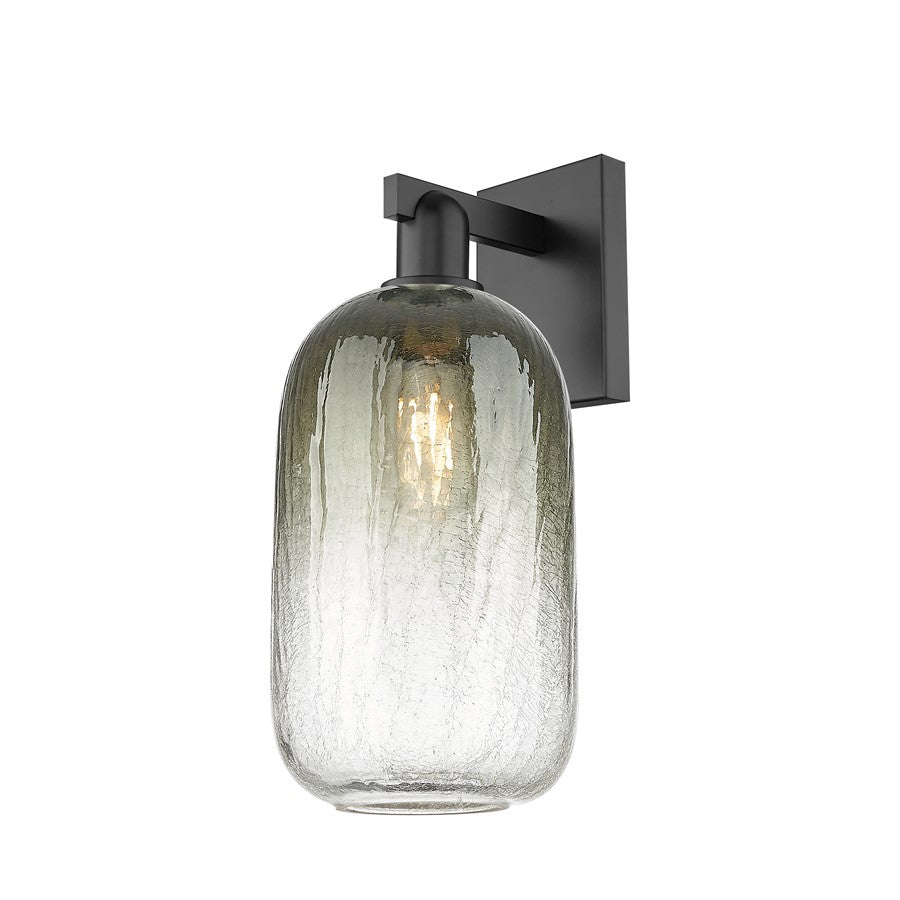 Innovations Brookhaven Cloche 1Lt 7" Sconce, Black/Slate