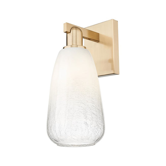 Innovations Brookhaven Almond 1Lt 6" Sconce, CBZ/Opal - 716-1W-CB-G480-6OP