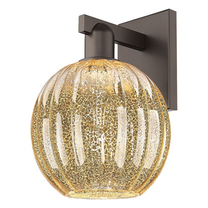 Innovations Preston 1Lt 7" Globe Sconce, OB/Mercury - 716-1W-OB-G458-7ME