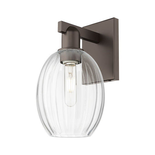 Innovations Preston 1Lt 6" Bell Sconce, Oiled Bronze/Clear - 716-1W-OB-G459-6CL