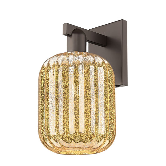Innovations Preston 1Lt 7" Jar Sconce, Oiled Bronze/Mercury - 716-1W-OB-G460-7ME