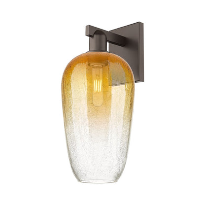 Innovations Brookhaven Flute 1Lt 7" Sconce, OB/Amber