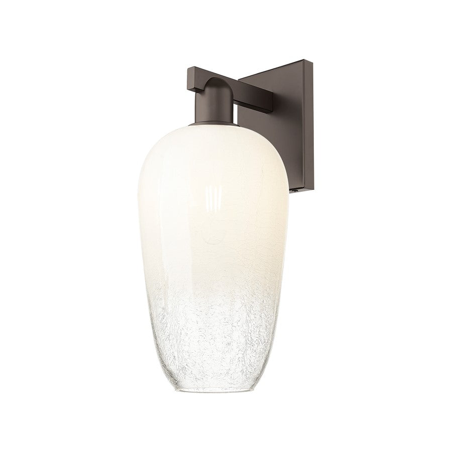Innovations Brookhaven Flute 1Lt 7" Sconce, OB/Opal - 716-1W-OB-G484-7OP