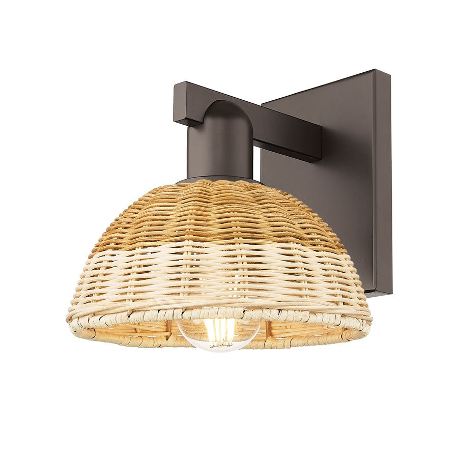 Innovations Natural Ballston Dome 1Lt 7" Sconce/OB/NF - 716-1W-OB-NBD2-75-NAT
