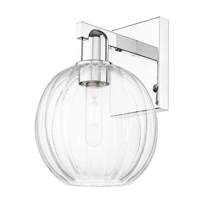 Innovations Preston 1Lt 7" Globe Wall Sconce, Chrome/Clear - 716-1W-PC-G458-7CL