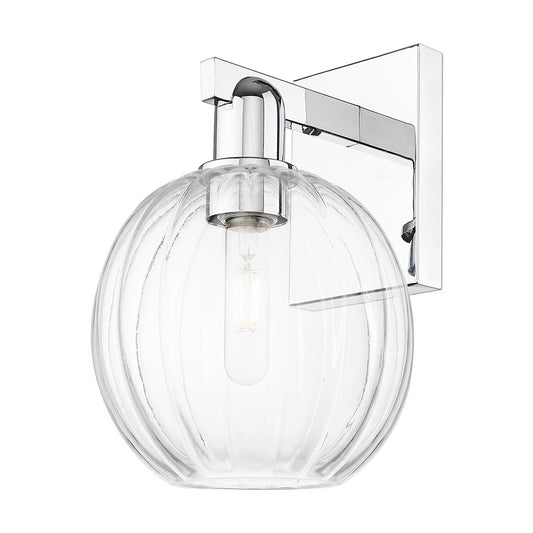 Innovations Preston 1Lt 7" Globe Wall Sconce, Chrome/Clear - 716-1W-PC-G458-7CL