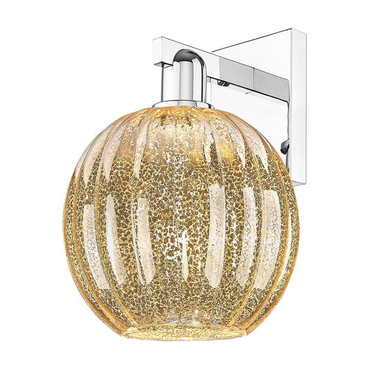 Innovations Preston 1Lt 7" Globe Sconce, Chrome/Mercury - 716-1W-PC-G458-7ME