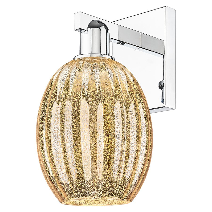 Innovations Preston 1Lt 6" Bell Wall Sconce, Chrome/Mercury