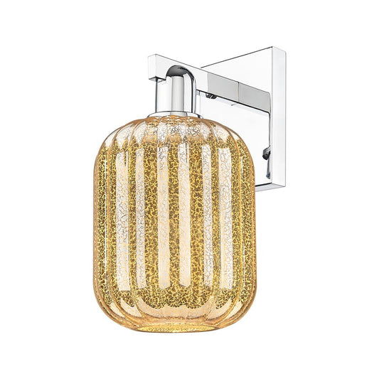 Innovations Preston 1Lt 7" Jar Wall Sconce, Chrome/Mercury - 716-1W-PC-G460-7ME