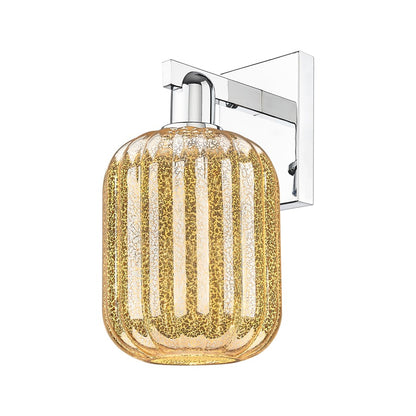 Innovations Preston 1Lt 7" Jar Wall Sconce, Chrome/Mercury