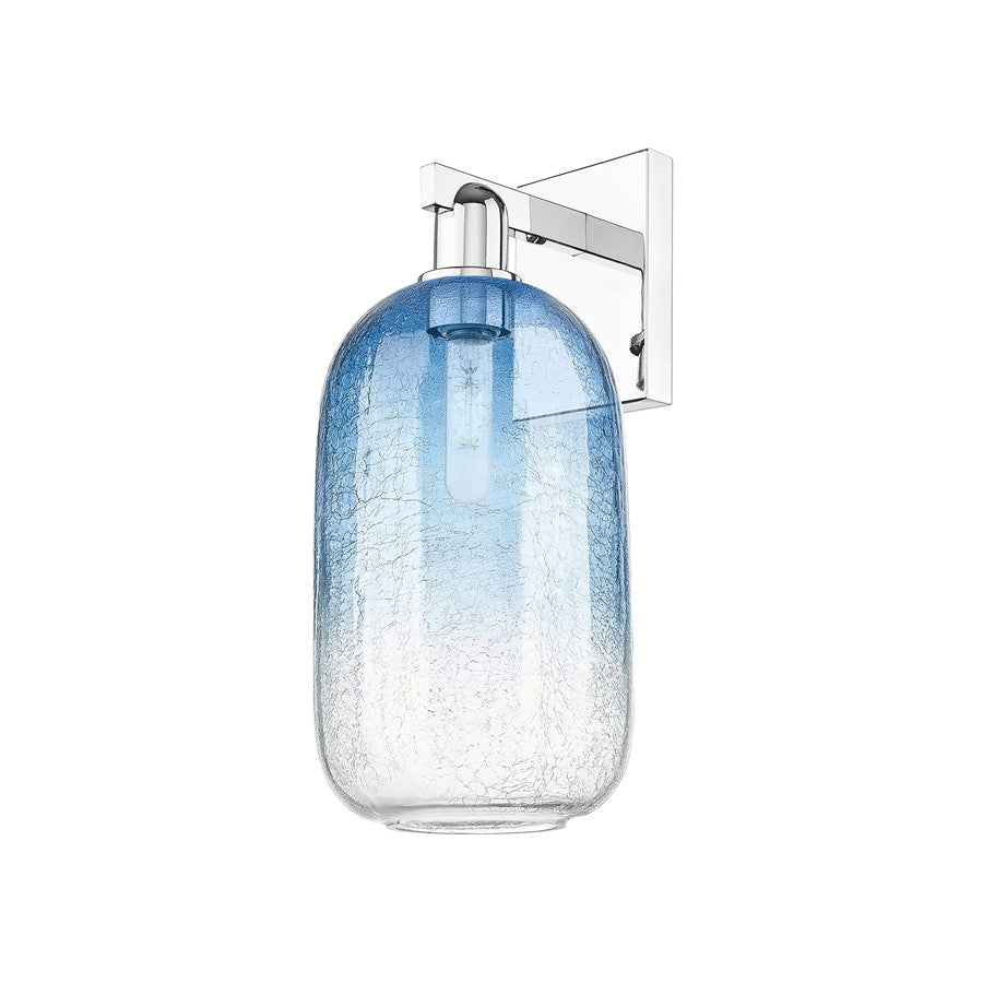 Innovations Brookhaven Cloche 1Lt 7" Sconce, Chrome/SB - 716-1W-PC-G482-7SB