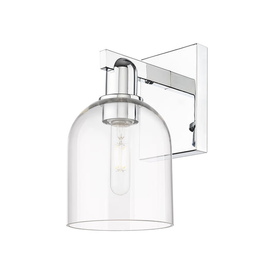 Innovations Bella 6in 1-Light Wall Sconce | Industrial Modern Polished Chrome and Clear Glass | Entryway & Hallway Accent | 5.5 | Model 716-1W-PC-G558-6CL