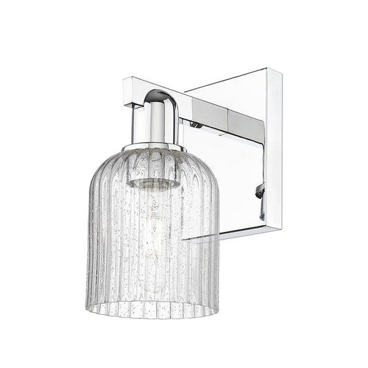 Innovations Bridal Veil 1Lt 5" Wall Sconce, Chrome/Seedy - 716-1W-PC-G559-5SDY