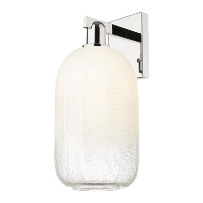 Innovations Brookhaven Cloche 1Lt 7" Sconce, Polished Nickel/Opal