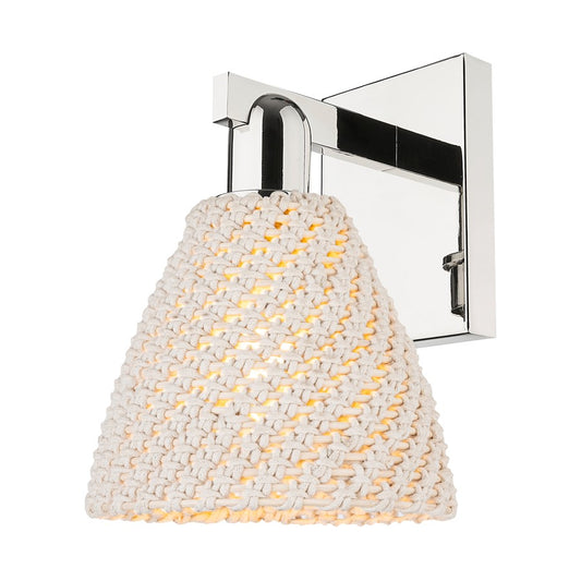 Innovations Natural Ballston Dome 1Lt 7" Sconce, PN/NF - 716-1W-PN-NBD-75-NAT