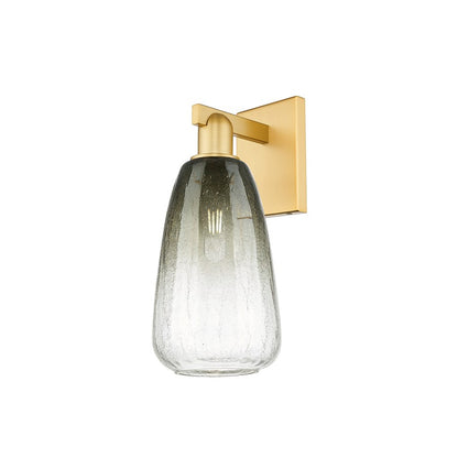 Innovations Brookhaven Almond 1Lt 6" Sconce, Gold/Slate