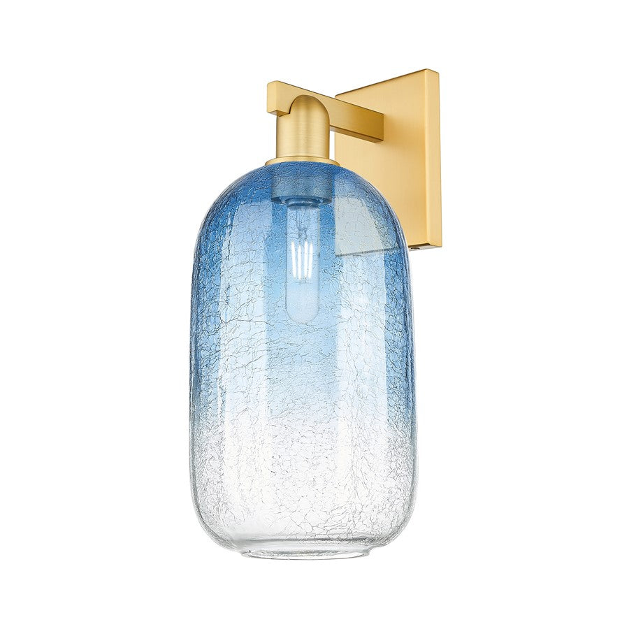 Innovations Brookhaven Cloche 1Lt 7" Sconce, Gold/SB