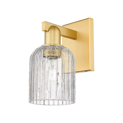 Innovations Bridal Veil 1Lt 5" Wall Sconce, Gold/Clear